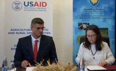 Marrëveshja e Ministrisë së Bujqësisë me USAID-in siguron 3.8 milionë euro për sektorin e bujqësisë