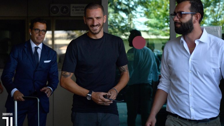 Bonucci arrin në Torino, gati testet mjekësore