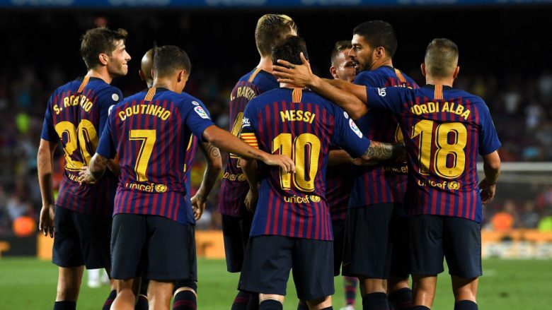 Barcelona arrin shifrën e 6000 golave në La Liga, goli historik mban firmën e Messit