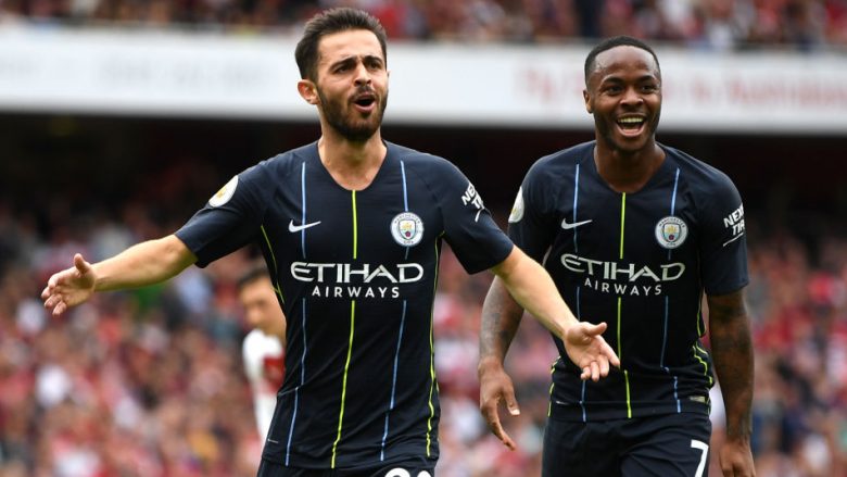 Bernardo Silva thellon epërsinë e Cityt ndaj Arsenalit