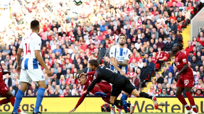 Liverpool 1-0 Brighton, notat e lojtarëve