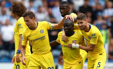 Chelsea i Sarrit e nis sezonin e ri me fitore bindëse në udhëtim te Huddersfieldi