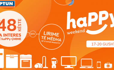 Happy Weekend aksion në Neptun Maqedoni – zbritje të mëdha për të gjithë produktet
