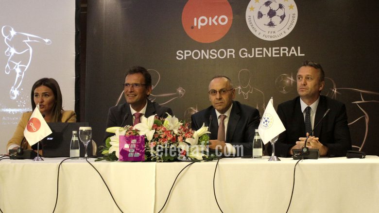 IPKO për dy vite sponsor gjeneral i Përfaqësueses së Kosovës dhe Superligës në futboll