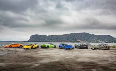 Lamborghini në ekskursionin e përvitshëm, këtë vit ka zgjedhur të shëtisë nëpër Norvegji (Video)