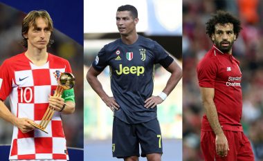 Modric, Ronaldo dhe Salah në garë për lojtarin e vitit në Evropë