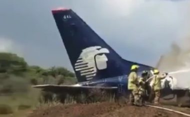 Rrëzohet aeroplani pas ngritjes në Meksikë, raportohet për mbi 80 të lënduar (Video)