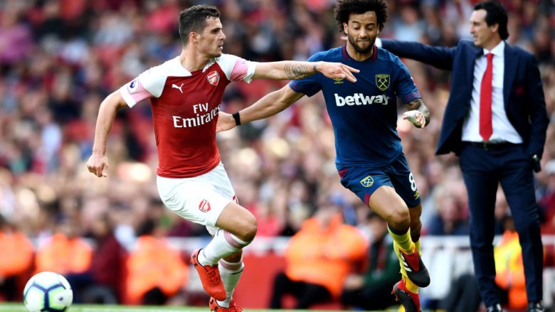 Arsenal 3-1 West Ham: Notat e Xhakës, Mustafit dhe të tjerëve