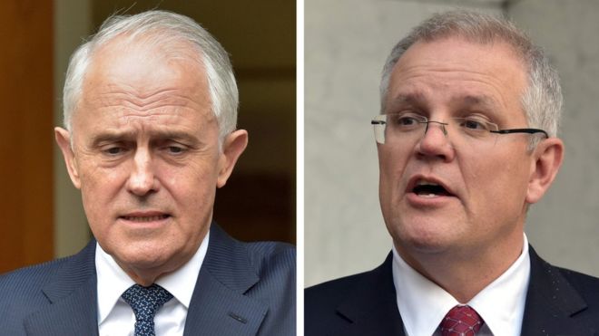 Largohet Turnbull, Morrison kryeministër i ri i Australisë