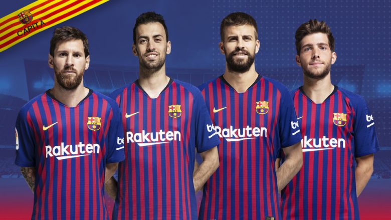 Barcelona zgjedh katër kapitenët për sezonin e ri – Të gjithë nga La Masia, Messi i pari