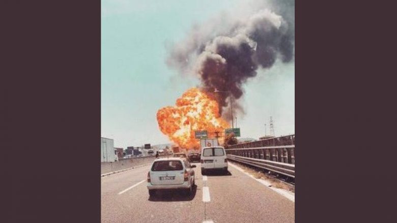 Shpërthim i madh në Bolonjë (Foto/Video)