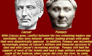 Cezari e Pompeu, dy strategët e mëdhenj që zbarkuan në trojet shqiptare