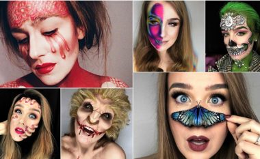 Artistja e makijazhit që krijon pamje magjepsëse dhe iluzione optike