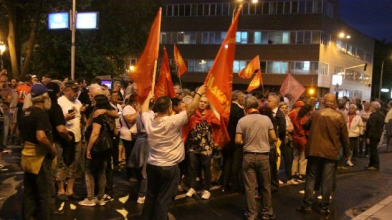 Protestë në mbështetje të Nikolla Gruevskit (Foto)
