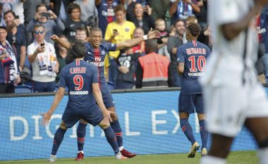PSG shënon fitoren e tretë radhazi në Ligue 1, shënojnë të tre sulmuesit  