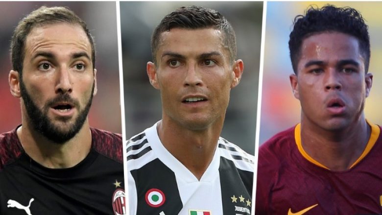 Nga Ronaldo te Higuain e Nainggolan – Blerjet më të mëdha në Serie A këtë afat kalimtar ku u harxhuan mbi 1 miliard euro