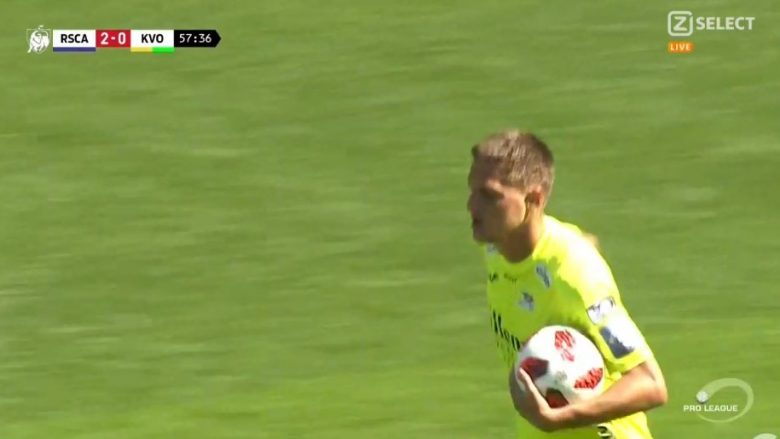 Sindrit Guri gjen golin e parë në kampionatin belg, shënon me thembër në udhëtim te Anderlechti