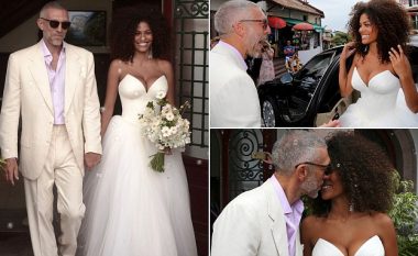 Aktori francez Vincent Cassel, martohet me modelen 30 vjet më të re, Tina Kunakey