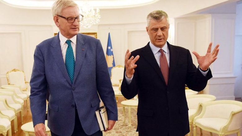 Thaçi debaton me Carl Bildt dhe Daniel Serwer për Kosovën