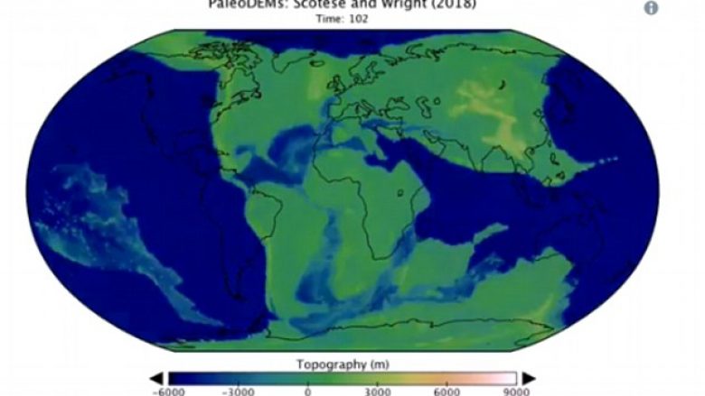 Ndryshimi 540 milionë vjeçar i planetit në 30 sekonda (Video)
