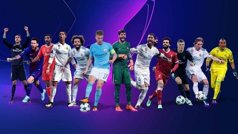 UEFA zbulon nominimet për portierin, mbrojtësin, mesfushorin dhe sulmuesin e sezonit 2017/18 në Ligën e Kampionëve