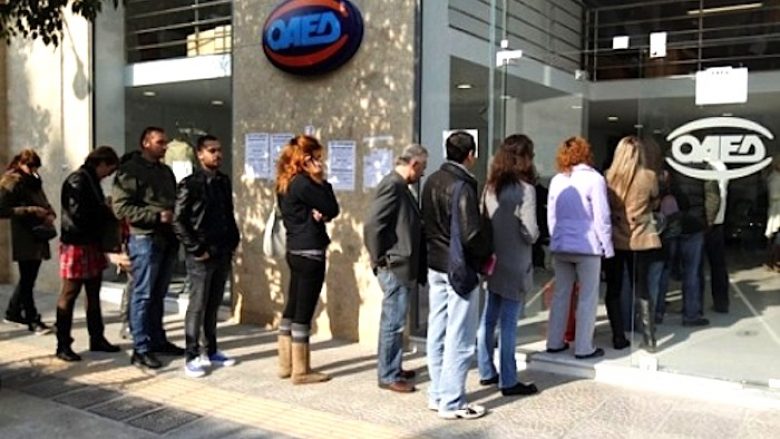 Papunësia në Greqi 19.5%