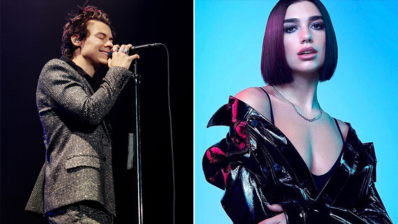Harry Styles dhe Dua Lipa kurorëzohen me titullin “Miss and Mister Bumbum” në Brazil