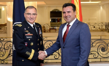 Zaev-Scaparrotti: Anëtarësimi në NATO mundëson të ardhme me perspektivë për Maqedoninë