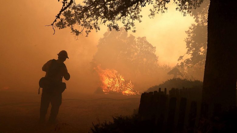 Zjarri në Kaliforni dogji një sipërfaqe sa Los Angelesi (Video)