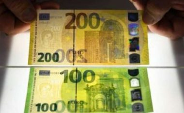 ​Hyjnë në qarkullim bankënotat e reja 100 dhe 200 euro (Foto/Video)