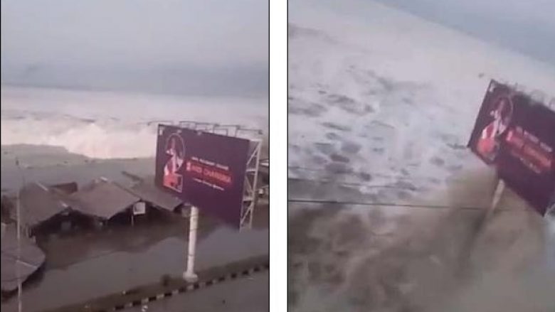 Cunami i fuqishëm godet Indonezinë, publikohen pamjet e këtij momenti (Video)