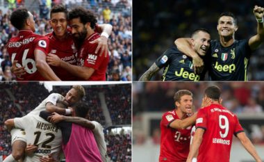 Udhëheqin me pikë të plota: Liverpool, Juventus, PSG dhe Bayern kanë fituar çdo ndeshje deri më tani