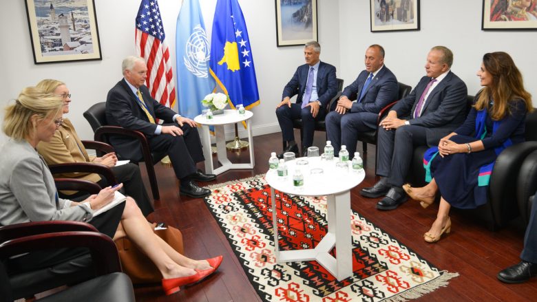 Haradinaj e Thaçi vlerësojnë përkrahjen e SHBA-së në secilën etapë të shtetndërtimit të Kosovës