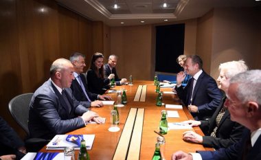 Thaçi dhe Haradinaj takojnë presidentin e Këshillit Evropian, Donald Tusk