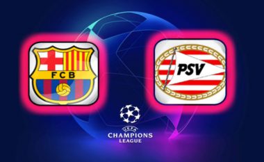 Formacionet zyrtare, Barcelona–PSV: Valverde në sulm nga minuta e parë