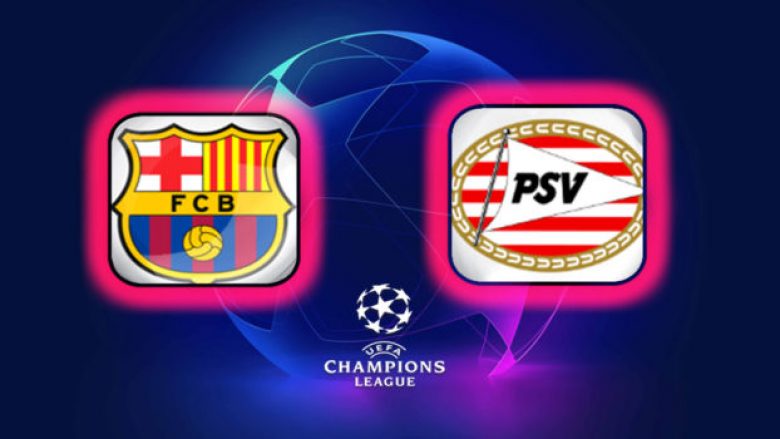 Formacionet zyrtare, Barcelona–PSV: Valverde në sulm nga minuta e parë