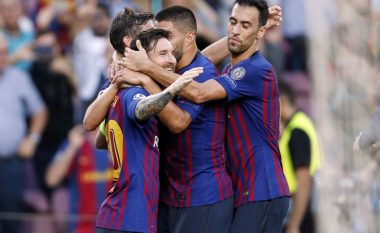 Barcelona fiton me PSV-në, Messi e nis me het-trik