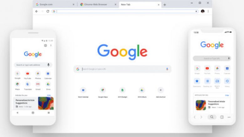 Google Chrome merr dizajn të ri