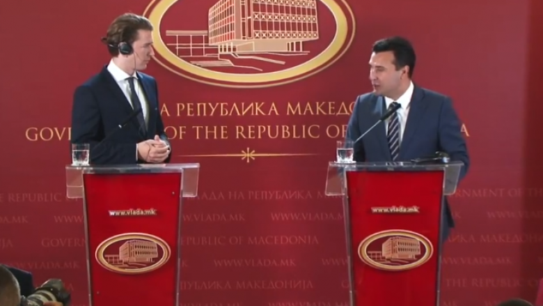 Kurz: Qytetarët e Maqedonisë të përkrahin marrëveshjen me Greqinë në referendum (Video)