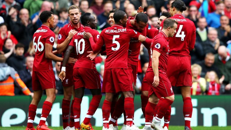 Liverpooli merr edhe fitoren e gjashtë radhazi, fiton lehtësisht ndaj Southamptonit dhe ruan kreun në Ligën Premier