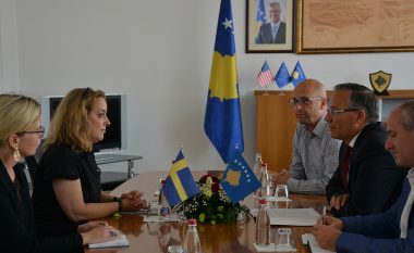 Ministri Hamza vlerëson lartë ndihmën e Suedisë për Kosovën