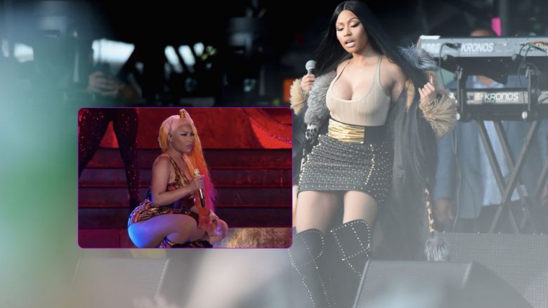 Defekt në rrobat e Nicki Minaj, ekspozohet në koncert