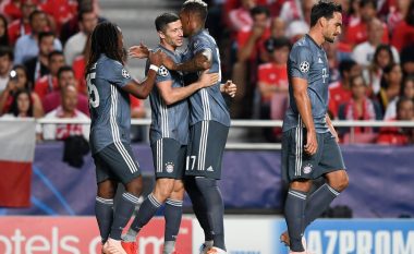 Bayerni shënon fitore në udhëtim te Benfica