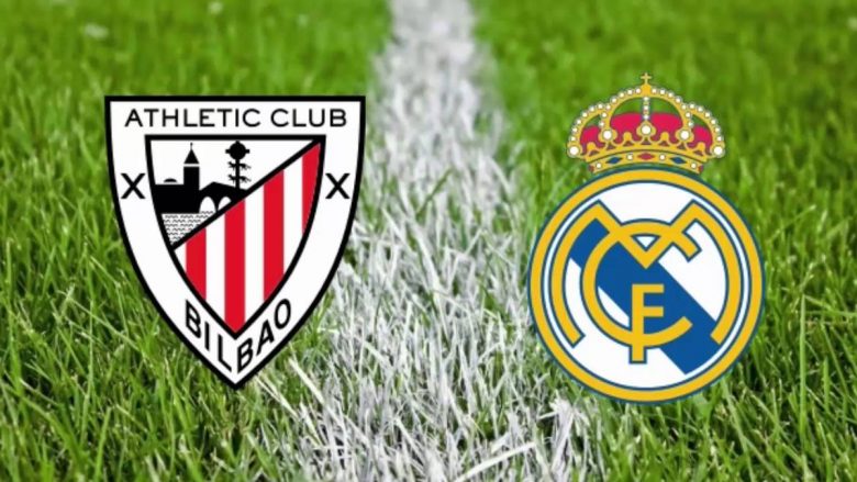 Athletic Bilbao – Real Madrid, formacionet zyrtare