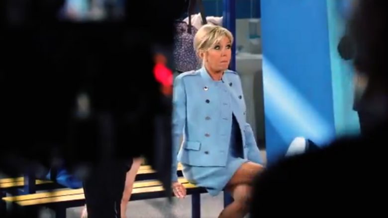 Brigitte Macron portretizon veten në një serial televiziv