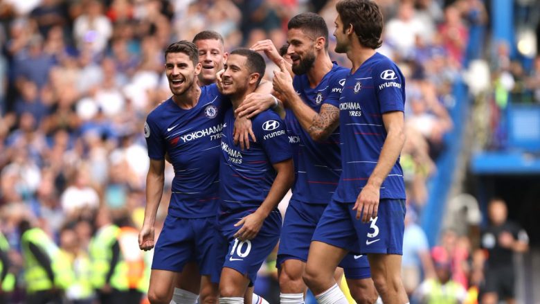 Chelsea 4-1 Cardiff: Notat e lojtarëve, shkëlqen Hazard