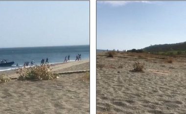 Emigrantët marokenë habitin pushuesit në plazhin e bukur të Spanjës, zbarkojnë me barkë në rërë (Video)