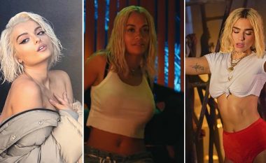 Rita Ora, Dua Lipa dhe Bebe Rexha me të njëjtin stil flokësh në paraqitjet e fundit