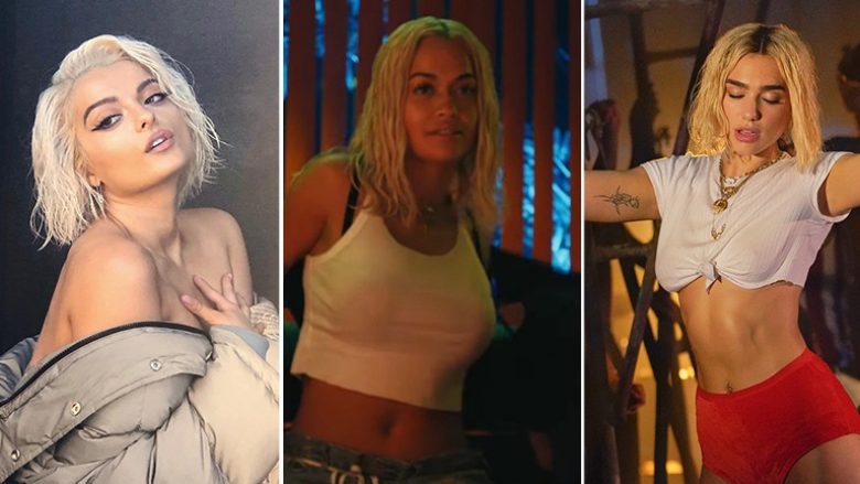 Rita Ora, Dua Lipa dhe Bebe Rexha me të njëjtin stil flokësh në paraqitjet e fundit