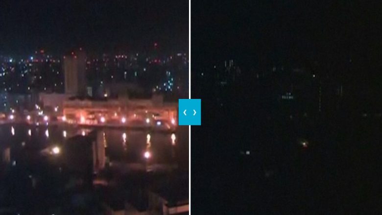 Njëherë tajfuni Jebi, kurse tani tërmeti i fuqishëm goditi Japoninë – momenti kur miliona banorë mbesin pa energji elektrike (Foto/Video)